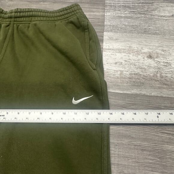 Nike Sportswear Green White Mens L Swoosh Athleisure Jogger Active Sweatpants - Picture 11 of 13